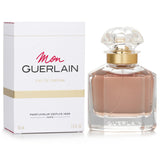 Elegant 50ml Guerlain Mon Guerlain Eau De Parfum Spray with floral and woody notes perfect for modern women.