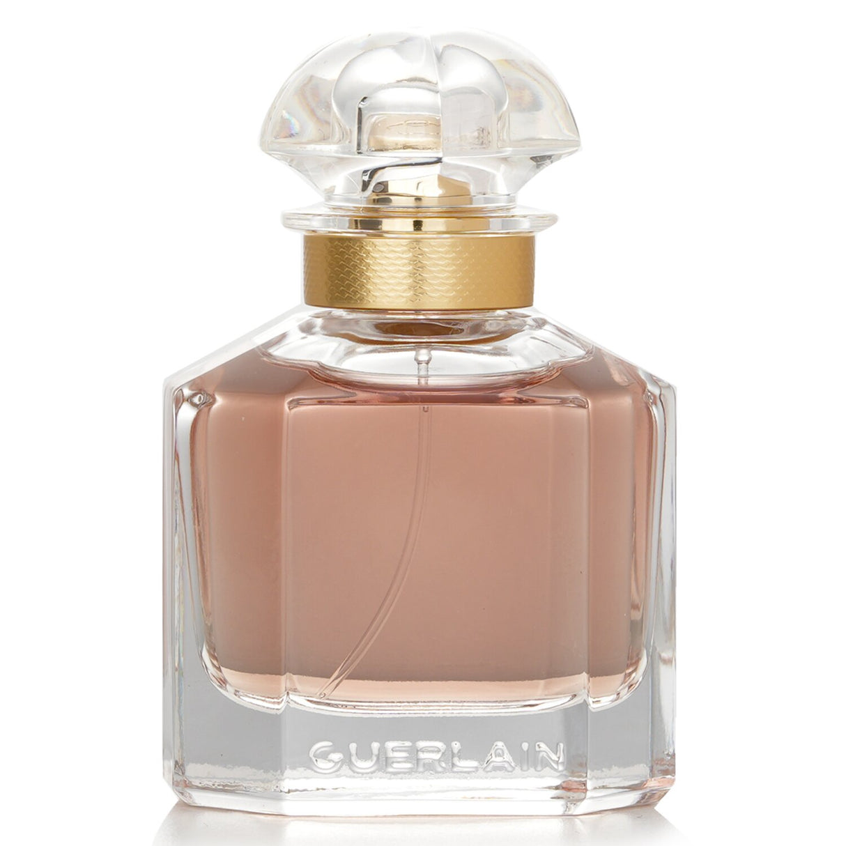 Luxurious 50ml Mon Guerlain Eau De Parfum featuring lavender, jasmine, and sandalwood, perfect for modern women.