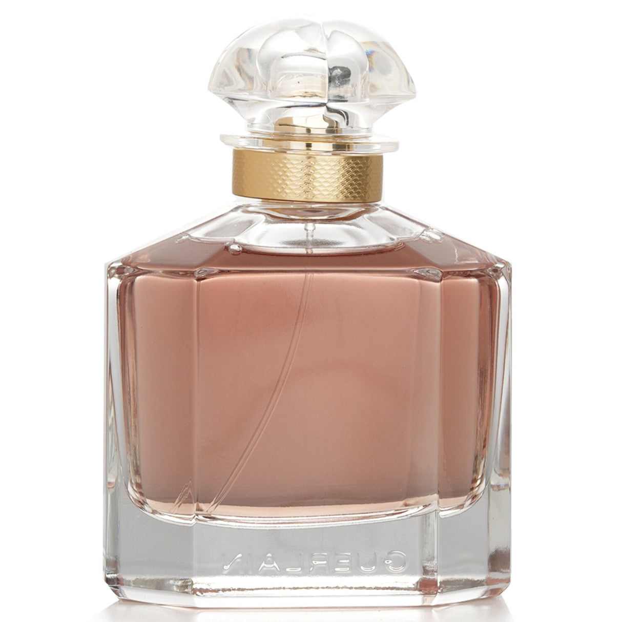 Guerlain Mon Guerlain Eau De Parfum Spray, 100ml, features an oriental woody scent with lavender, jasmine, and sandalwood notes.