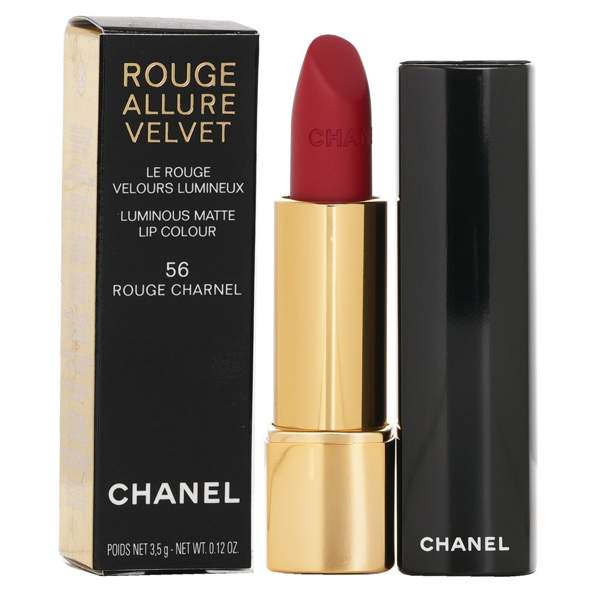 Chanel Rouge Allure Velvet - # 56 Rouge Charnel 3.5g/0.12oz