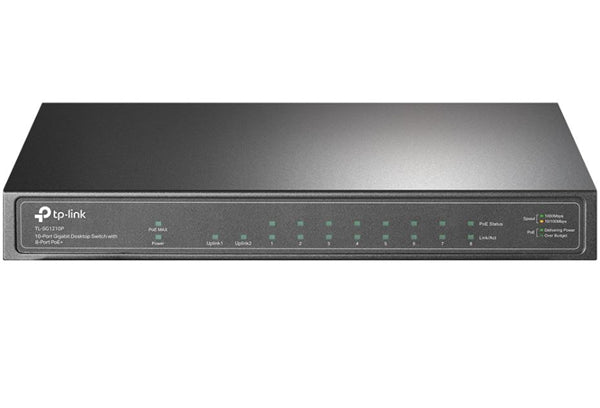 TP-Link SG1210P 10 Port Gigabit Desktop Switch With 8 Port POE