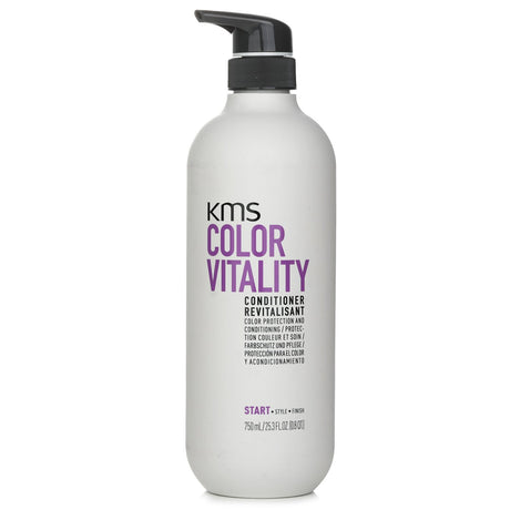 KMS California Color Vitality Conditioner bottle, designed for color protection and conditioning of color-treated hair.