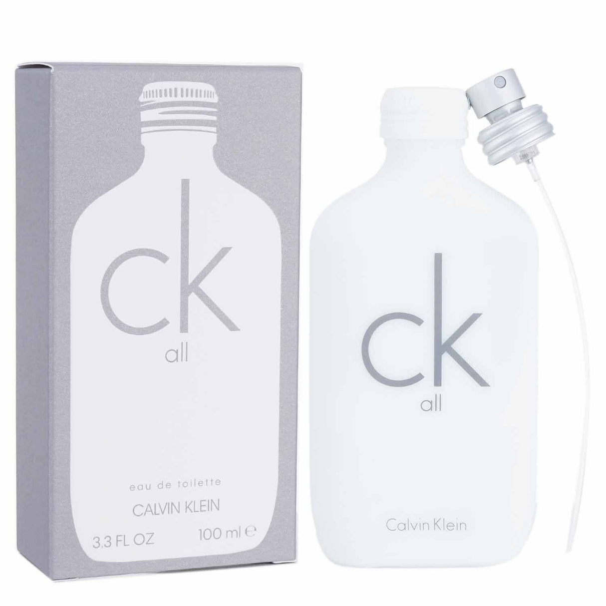 Calvin Klein CK All Eau De Toilette Spray 100ml, a vibrant unisex fragrance with citrus notes for fresh, daytime wear.