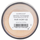 BareMinerals Original SPF 15 Foundation in Fair Ivory, offering sheer coverage, natural glow, and sun protection in a 8g size.