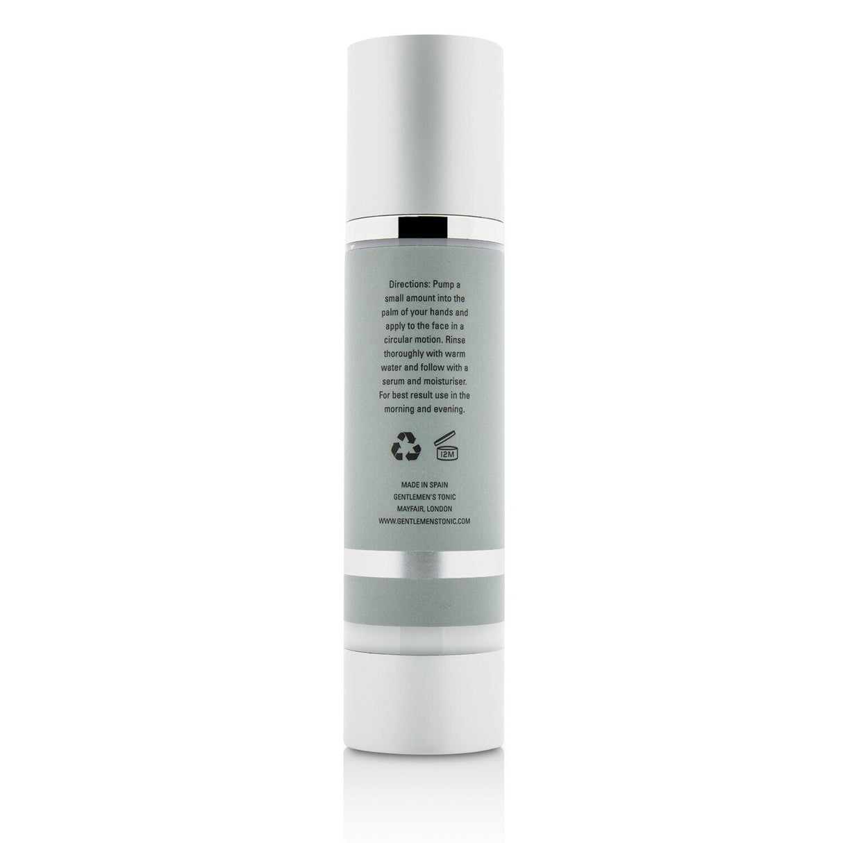 Creamy facial cleanser for men, enriched with Betaine for hydration and gentle cleansing without stripping natural oils.