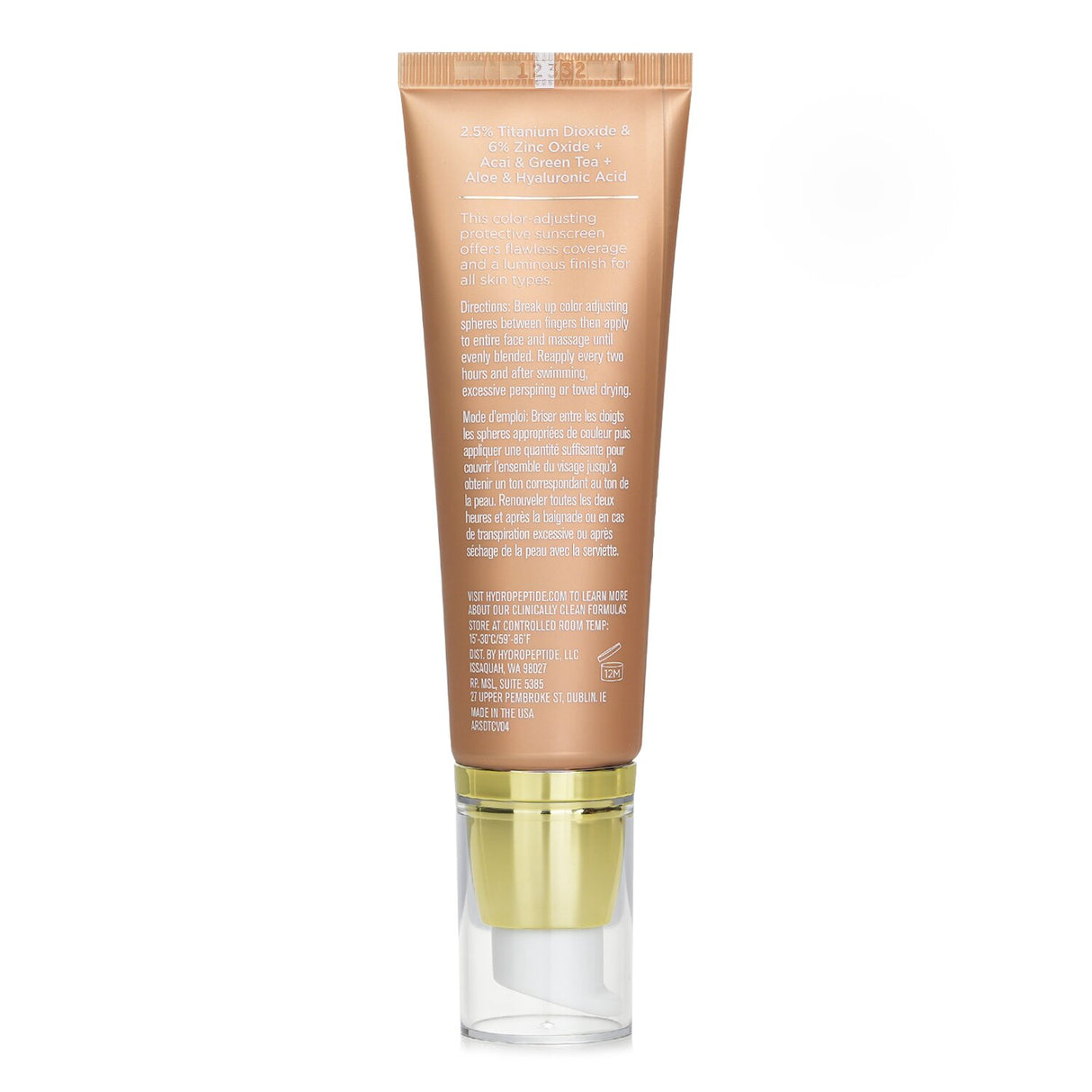 Tinted facial sunscreen with SPF 30, hydrates and evens skin tone for a radiant, flawless complexion.