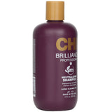 CHI Deep Brilliance Neutralizing Shampoo in 355ml, ideal for fine, chemically-treated hair, enriching with Olive and Monoi Oils.