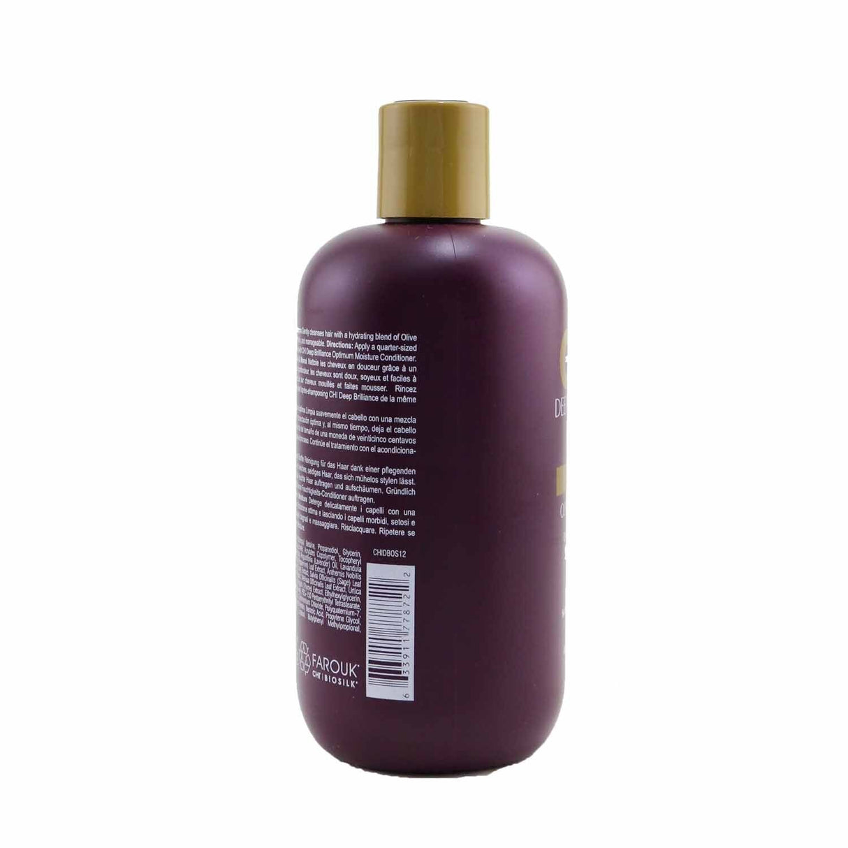 Nourishing CHI shampoo with Olive & Monoi oils, hydrates and repairs fine hair while providing a delightful fragrance.