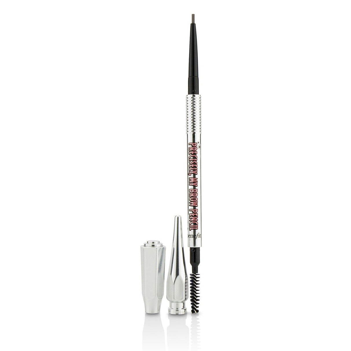 Ultra-fine brow pencil #3 (Medium) with waterproof formula, twist-up tip, and spoolie brush for precise, natural brows.