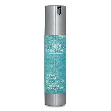Clinique Maximum Hydrator is a lightweight, oil-free water-gel concentrate for intense 24-hour hydration and revitalized skin.