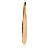 Rose gold Tweezerman Slant Tweezer featuring precision slanted tips for effortless hair removal and perfect grooming.