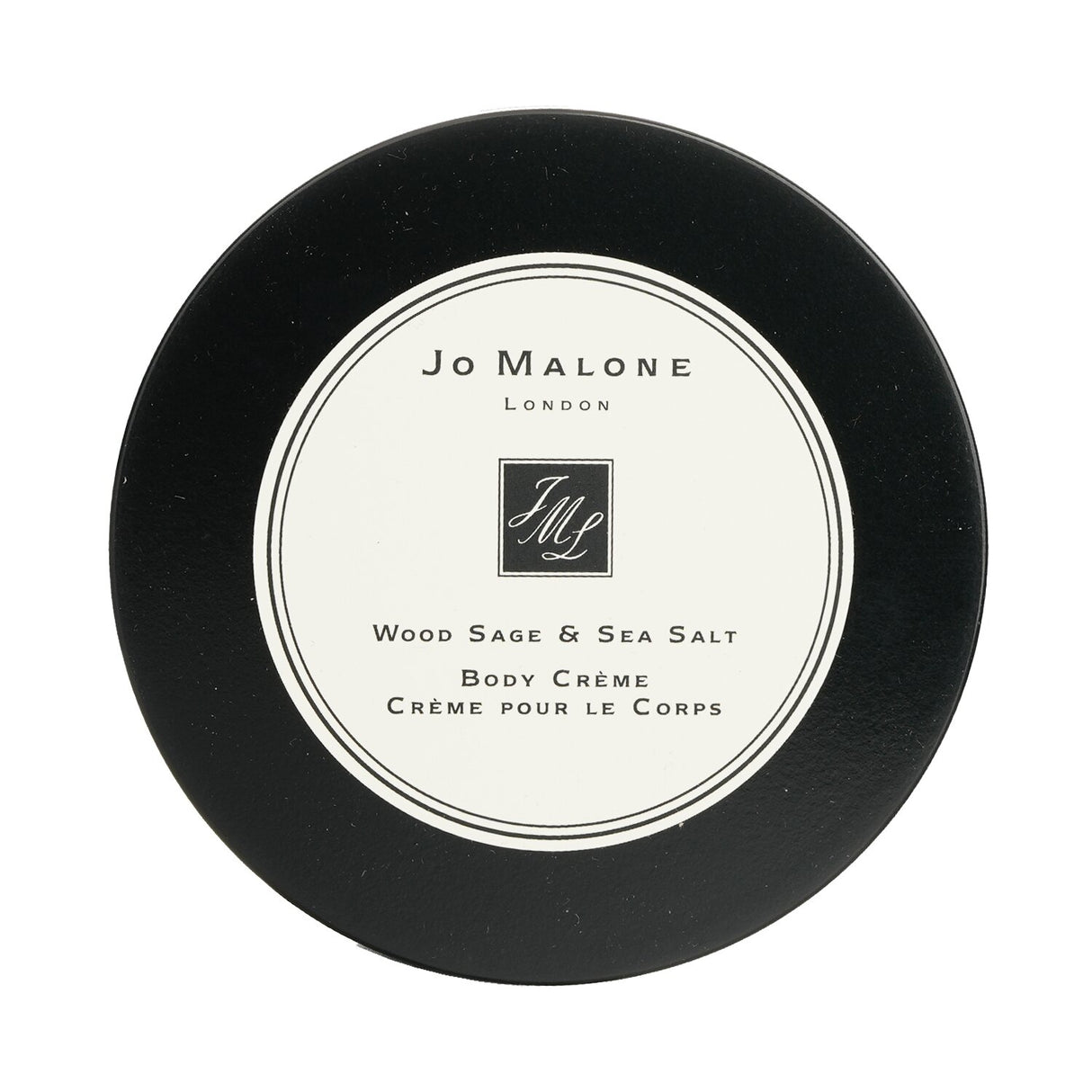 Jo Malone Wood Sage & Sea Salt Body Crème in 175ml, a luxurious, hydrating cream with a crisp marine scent, nourishes and softens skin.