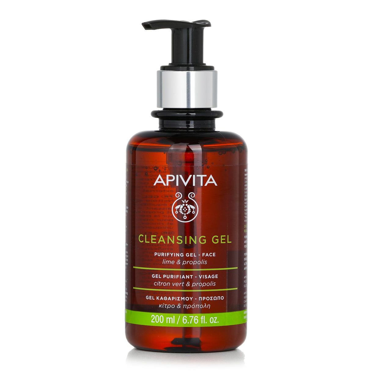 Apivita - Purifying Gel With Propolis & Lime - For Oily/Combination Skin  - 200m
