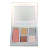 Laura Mercier Lightstruck Prismatic Glow Palette featuring five blendable cream highlighters for a radiant, prismatic glow.