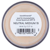 Lightweight mineral foundation with SPF 15 for flawless coverage and a naturally glowing complexion.