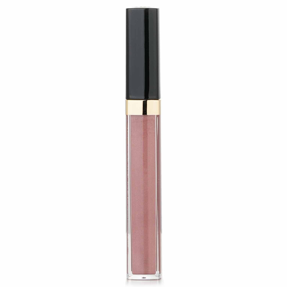 Chanel Rouge Coco Gloss #722 Noce Moscata, a sheer, plumping lip gloss with dual applicator for smooth, radiant lips.