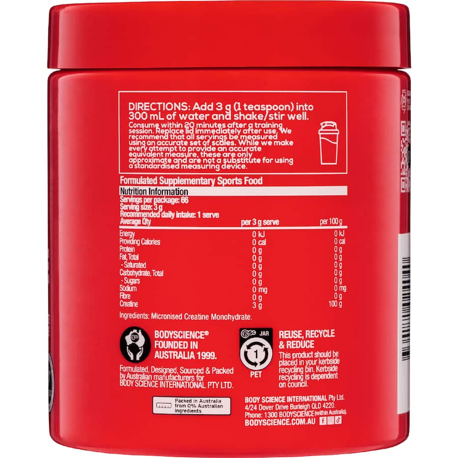 Bsc Pure Creatine Powder 200g