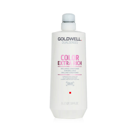 Goldwell Dual Senses Color Extra Rich Brilliance Conditioner for coarse color-treated hair, enhancing vibrancy and shine.