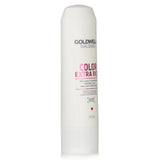 Goldwell Dual Senses Color Extra Rich Brilliance Conditioner for color-treated hair, enhancing vibrancy and providing UV protection.