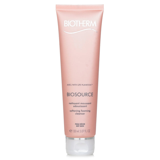 Biotherm’s pink-tinted foaming cleanser gently hydrates and cleanses dry skin, enriched with minerals and Life Plankton™.