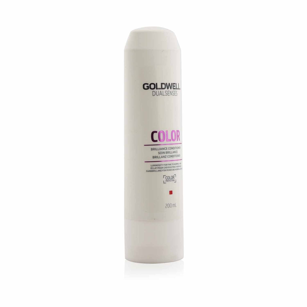 Goldwell Dual Senses Color Brilliance Conditioner for fine to normal hair, enhances color vibrancy and reduces fading.