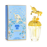 Anna Sui Fantasia Eau De Toilette Spray in a 75ml bottle, featuring a playful floral fruity scent with raspberry praline and cedar.