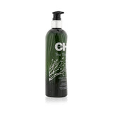 CHI Tea Tree Oil Conditioner (340ml) promotes healthy hair with Tea Tree Oil, Silk, and Peppermint for a refreshing scalp experience.