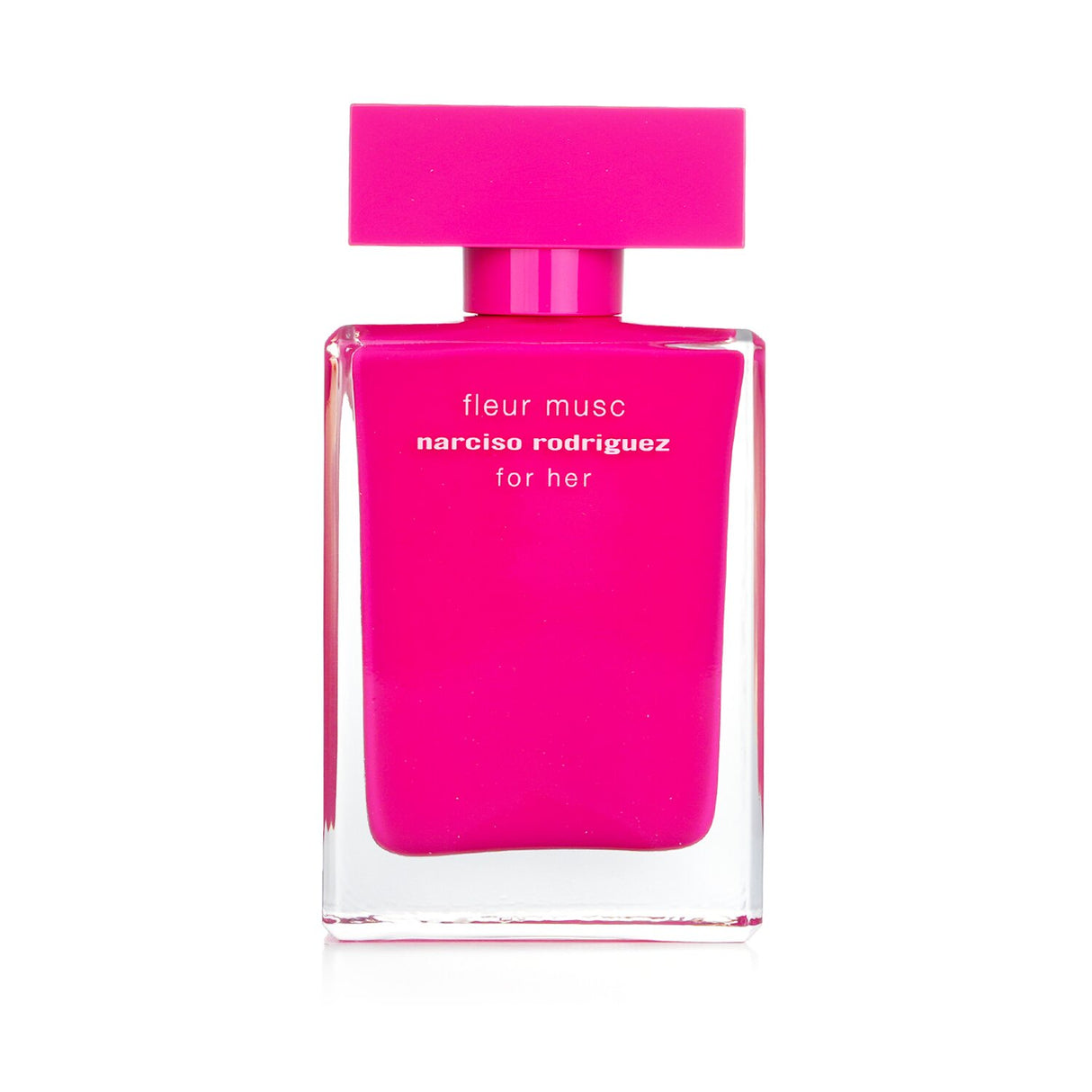 Narciso Rodriguez For Her Fleur Musc Eau De Parfum 50ml - a floral woody fragrance with pink pepper, rose, peony, and musk notes.