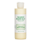 Hydrating Mario Badescu Walnut Body Lotion (177ml) for all skin types, infused with Walnut Oil for soft, smooth skin.