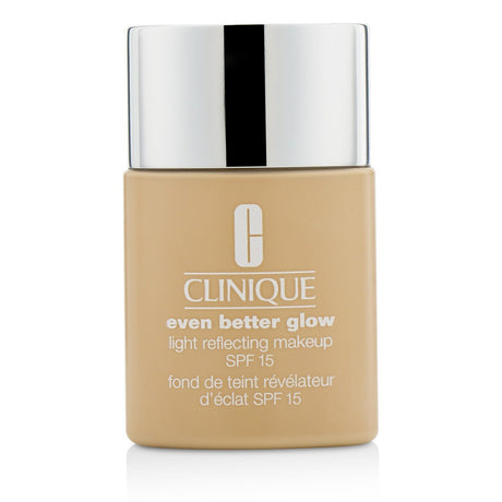 Clinique - Even Better Glow foundation in # CN 28 Ivory, 30ml, offers hydration, SPF 15 protection, and a radiant finish.