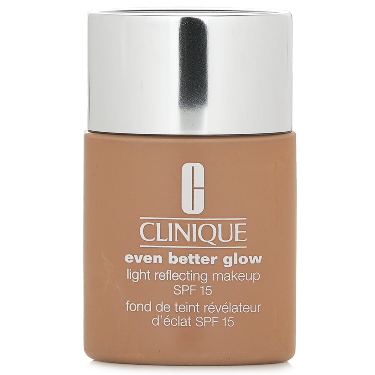 Clinique Even Better Glow Makeup SPF 15 in #CN 70 Vanilla for radiant skin, featuring lightweight, oil-free formula with Vitamin C.