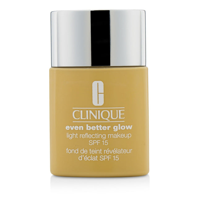 Clinique Even Better Glow Makeup SPF 15 in WN 12 Meringue, a 30ml foundation for a radiant, dewy complexion with sun protection.