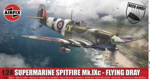 Airfix Model Kit - Supermarine Spitfire Mk.IXc Flying Dray1:24 Scale