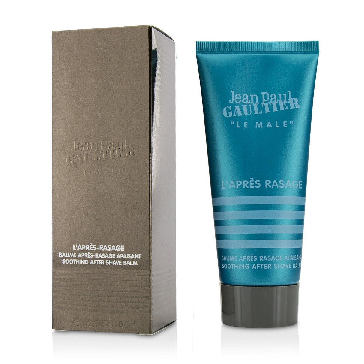 Jean Paul Gaultier Le Male after shave balm, 100ml, soothing and hydrating for a fresh, comfortable post-shave experience.