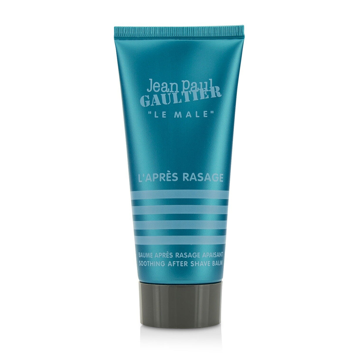 Jean Paul Gaultier Le Male After Shave Balm, a 100ml soothing balm for men, calms, hydrates, and enhances post-shave freshness.