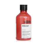 L'Oreal Professionnel Inforcer Shampoo, enriched with B6 and Biotin, strengthens fragile hair and reduces breakage.