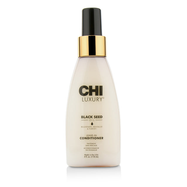 Lightweight leave-in conditioner with Black Seed Oil for moistened, strengthened hair; protects, detangles, and controls frizz.