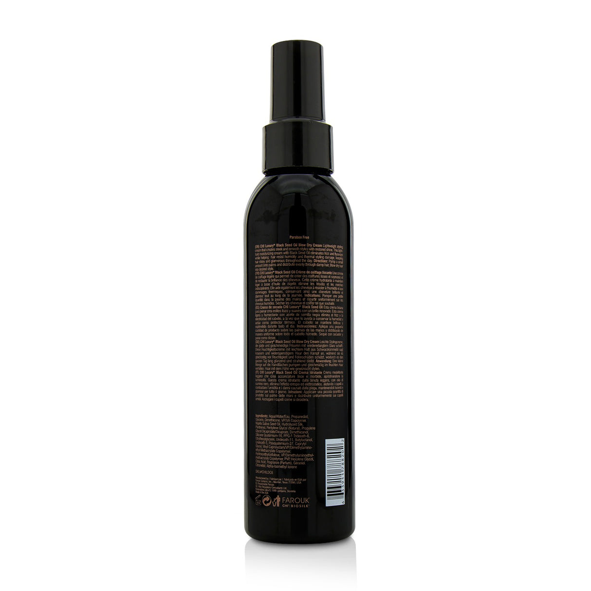 Lightweight CHI Luxury Black Seed Oil Blow Dry Cream for sleek, frizz-free hair, enriched with nourishing Black Seed Oil.