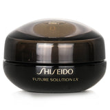 Luxurious Shiseido eye and lip cream, 17ml, targets aging signs like wrinkles and dark circles for rejuvenated skin.