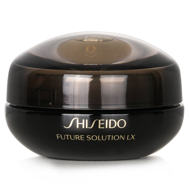 Luxurious Shiseido eye and lip cream, 17ml, targets aging signs like wrinkles and dark circles for rejuvenated skin.