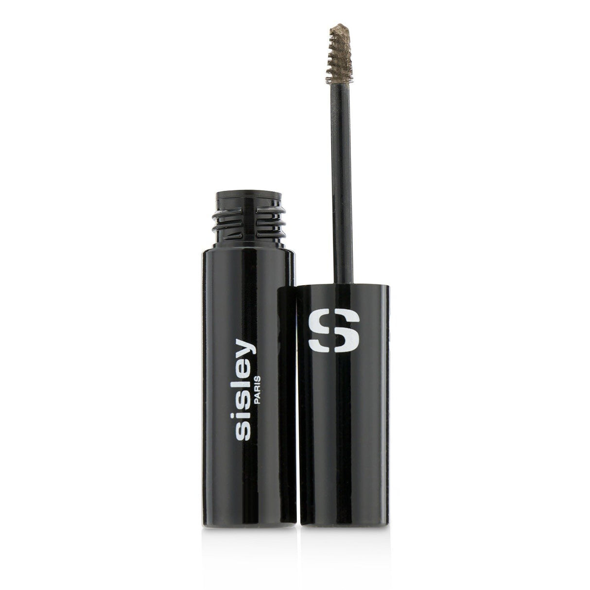 Sisley Phyto Sourcils Fix Thickening Gel in #2 Medium Dark, a brow gel for full, defined brows with a precise applicator.