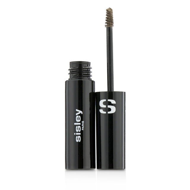 Sisley Phyto Sourcils Fix Thickening Gel in #2 Medium Dark, a brow gel for full, defined brows with a precise applicator.