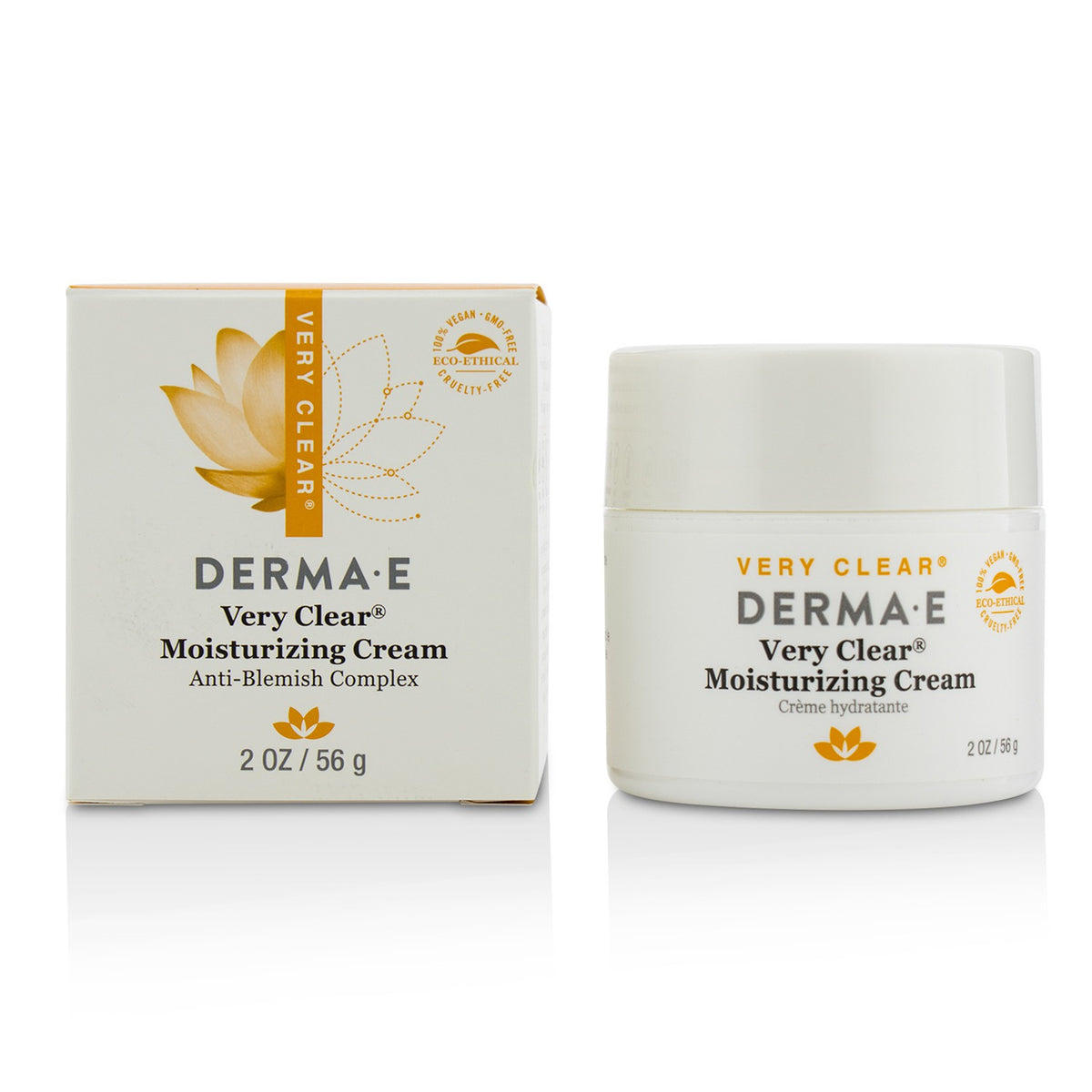 Derma E Very Clear Moisturizing Cream (Exp. Date 30 NOV 2026)  56g/2oz