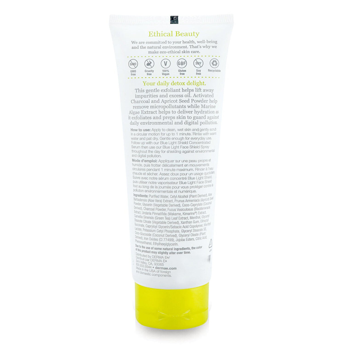 Derma E Purifying Daily Detox Scrub  113g/4oz