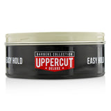 Light creamy hair wax for men, offering easy styling with a flexible hold and matte finish, suitable for all hair types.