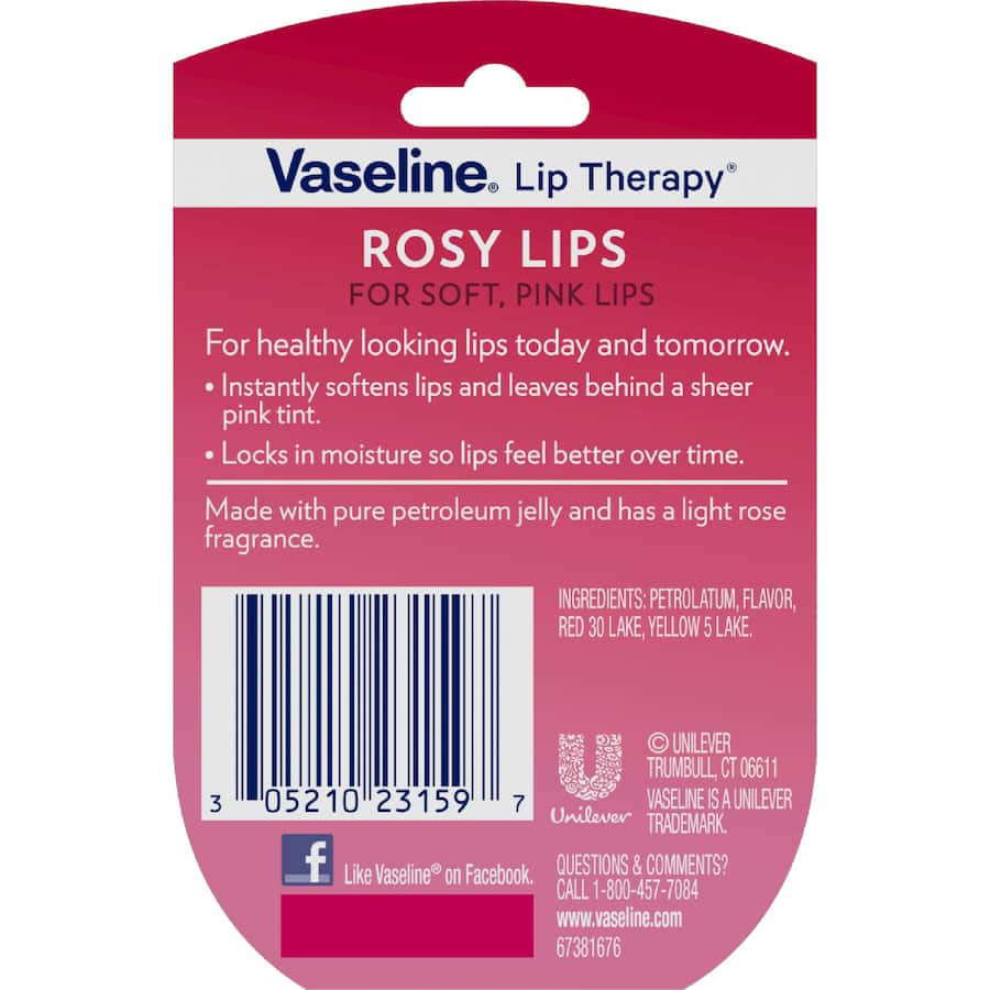 Vaseline Lip Therapy Rosy Lips 7g