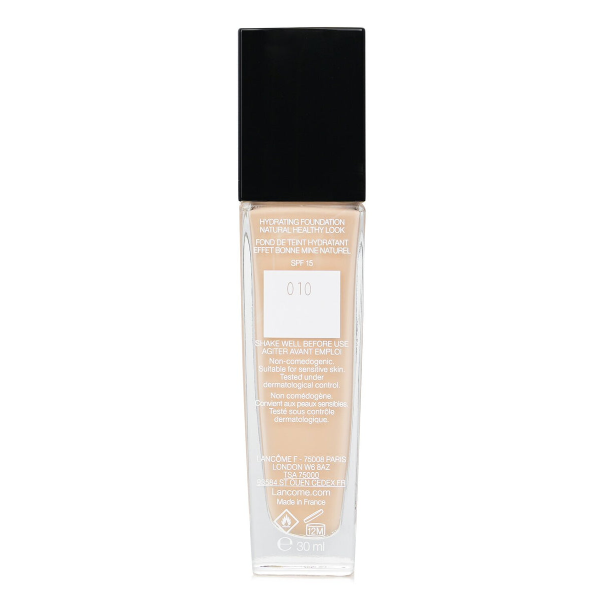 Lancome Teint Miracle Hydrating Foundation Natural Healthy Look SPF 15 - # 010