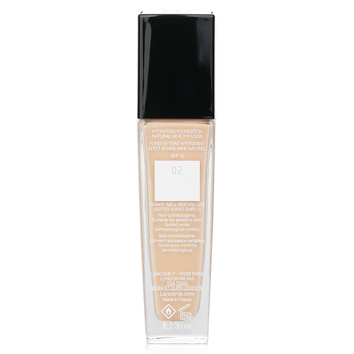 Lancome Teint Miracle Hydrating Foundation Natural Healthy Look SPF 15 - # 02 Ly