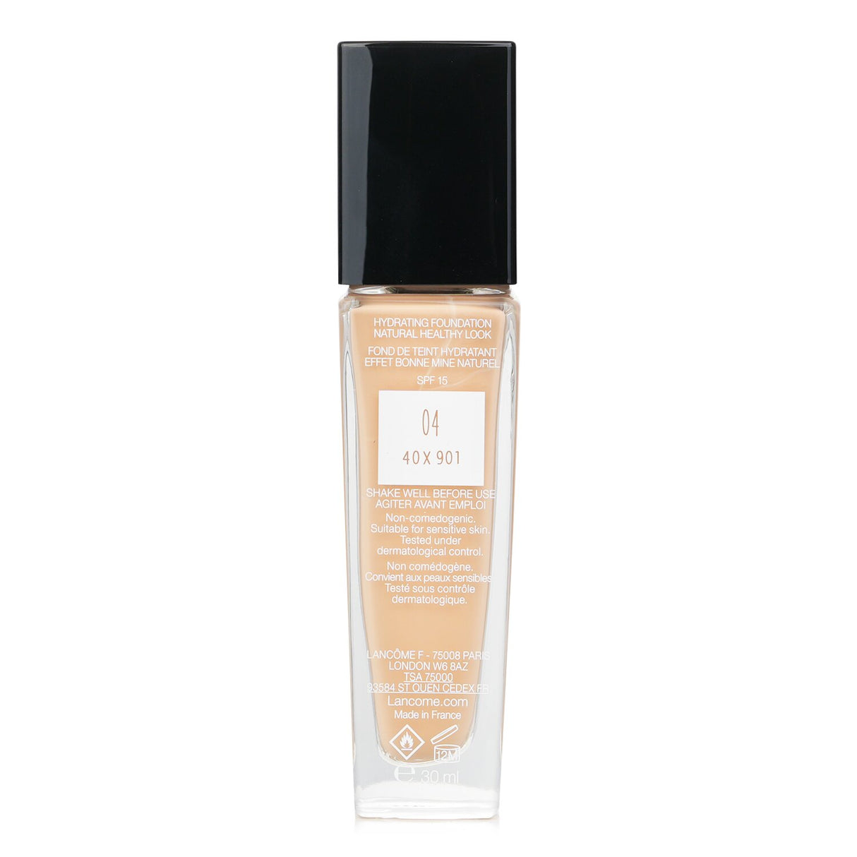 Lancome - Teint Miracle Hydrating Foundation Natural Healthy Look SPF 15 - # 04