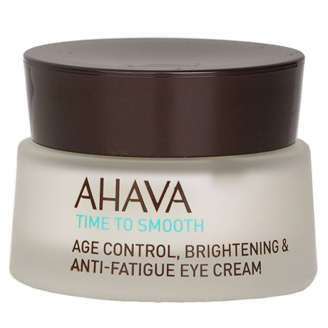 Luxurious 15ml eye cream with Dead Sea minerals to brighten and reduce signs of fatigue, dark circles, and fine lines.